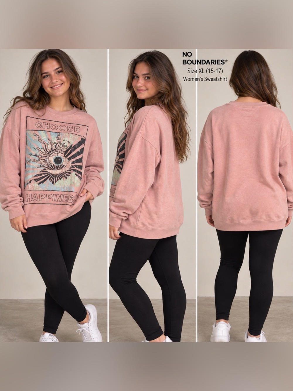 Sweatshirt choose happiness